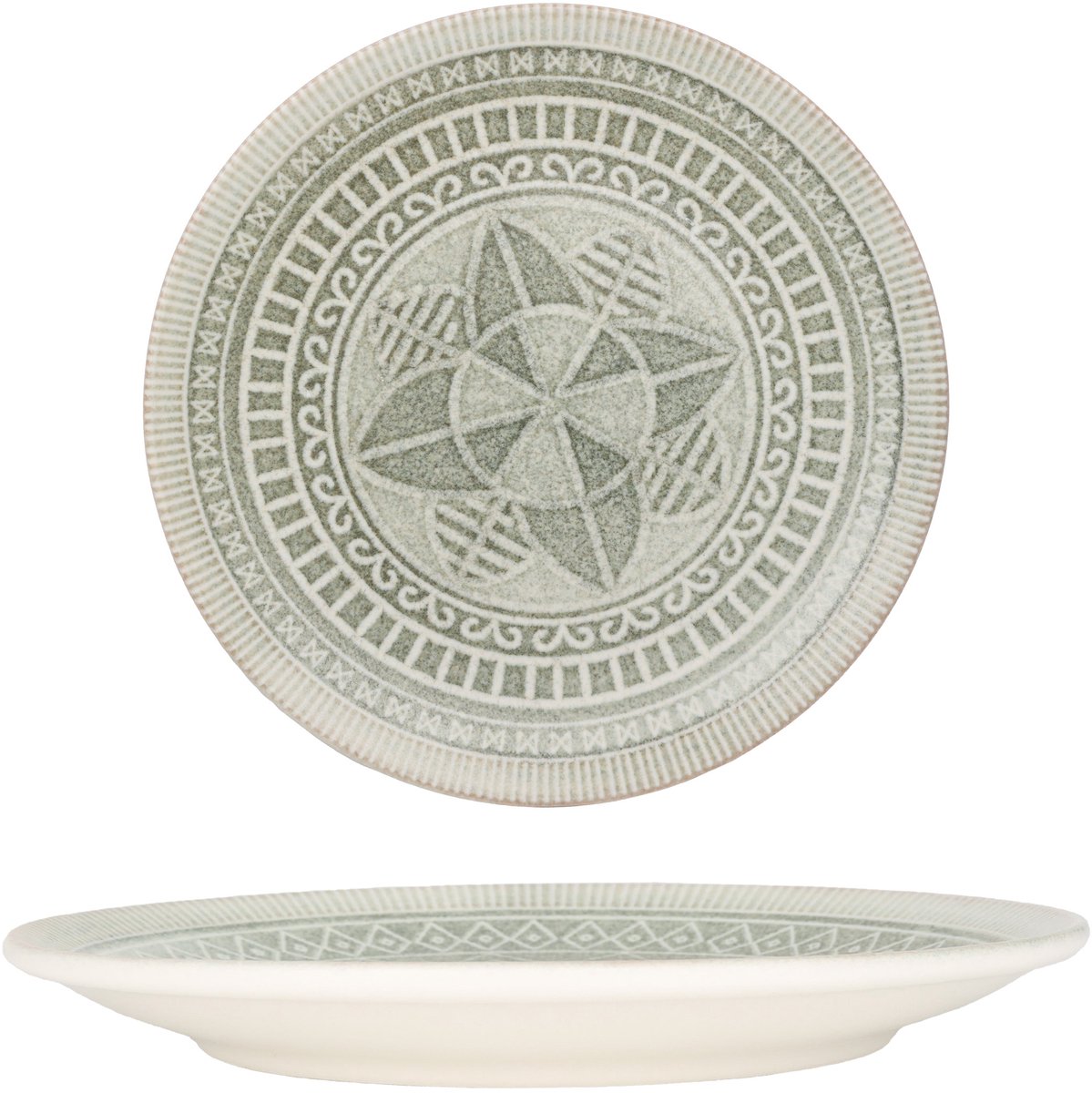 Kütahya Porselen Dessertbord - Miras - Porselein - 23 cm - set van 6