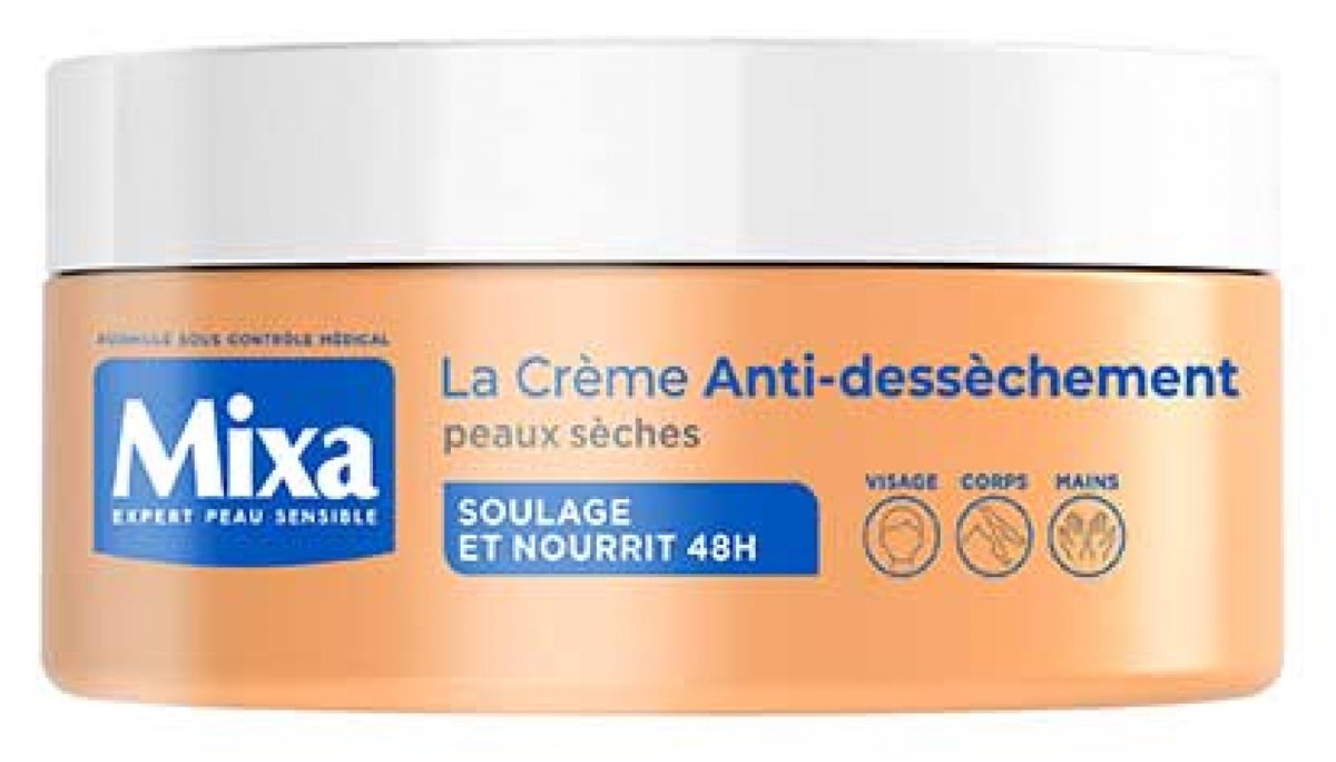 Mixa Crème Voor Droge en Gevoelige Huid 150 ml