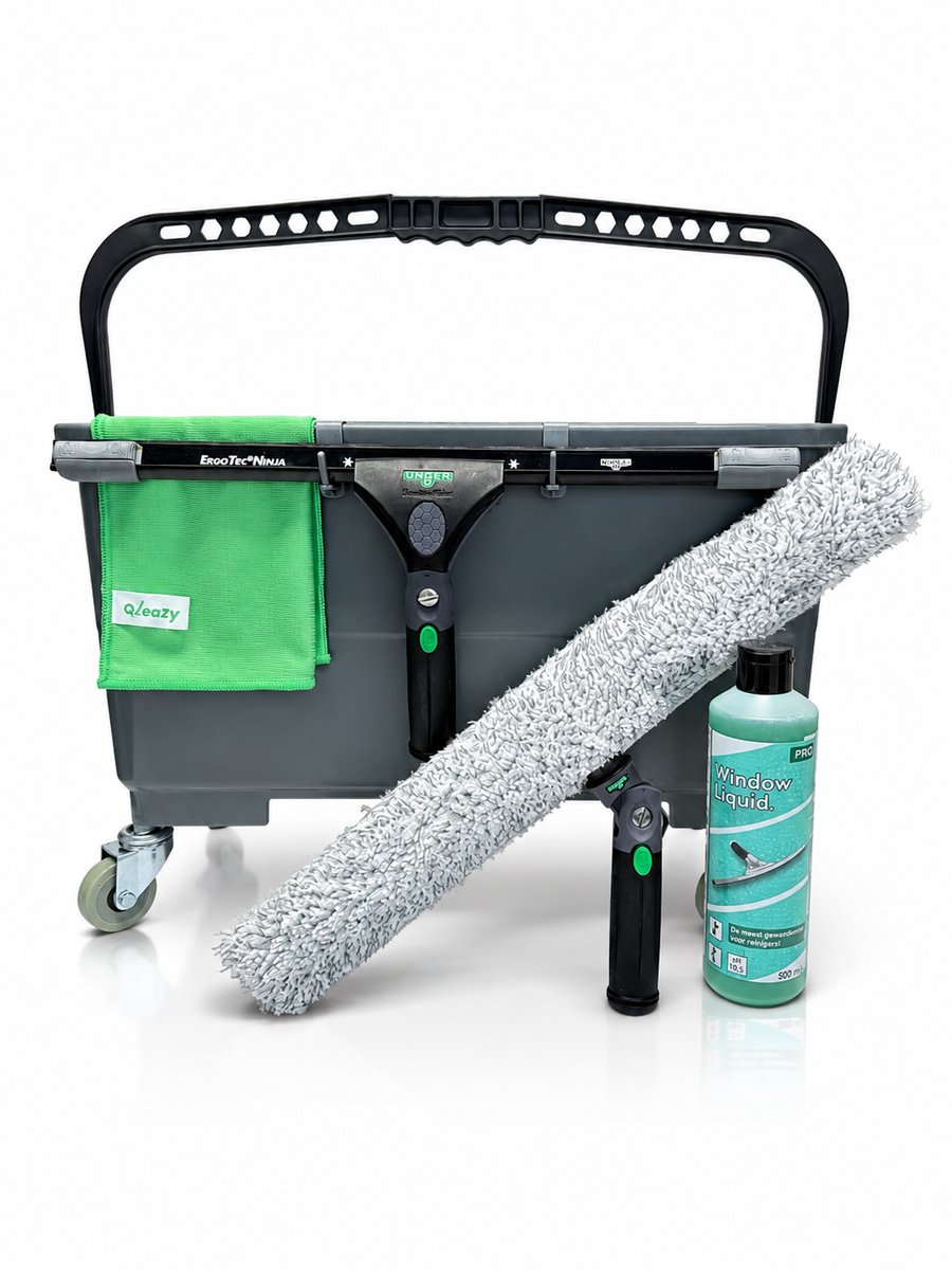 Professionele Glasreinigingsset 5in1 - Unger ErgoTec Ninja 45cm SET