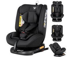 Bebies First Autostoel Kiddo I-Size 360° Draaibaar & Isofix Groep 0/1/2/3 (40-150 cm) - Zwart