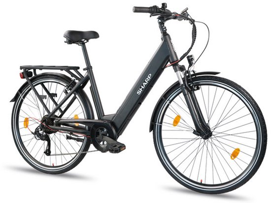 Sharp Urban elektrische stadsfiets 10.4Ah 28 inch zwart van Sharp — afbeelding 2