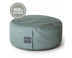Ryce® MeditatieKussen - Yoga - Katoen - Boekweit - Mintgroen