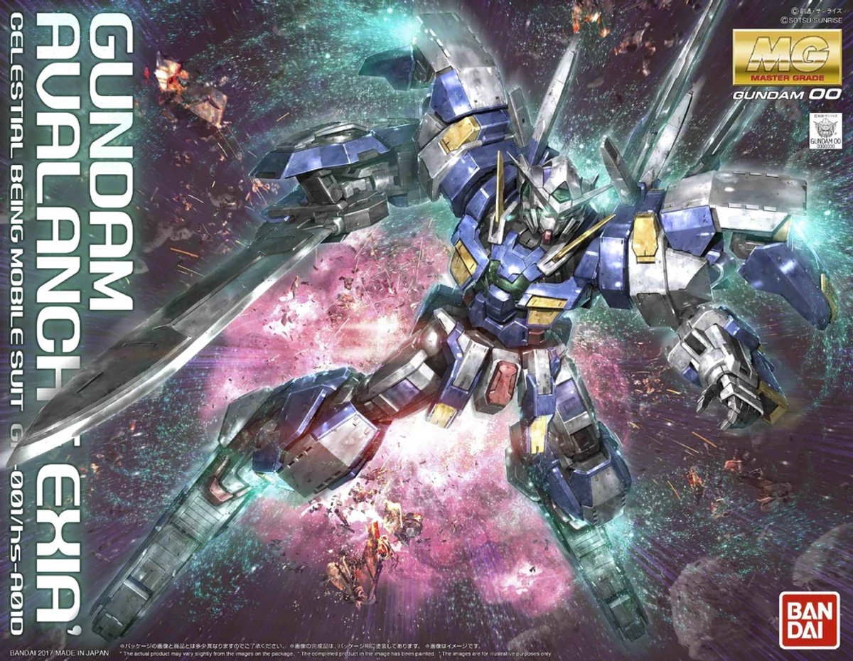 Bandai Gundam 00: Master Grade - Gundam Avalanche Exia 1:100 Scale Model Kit Model Kits