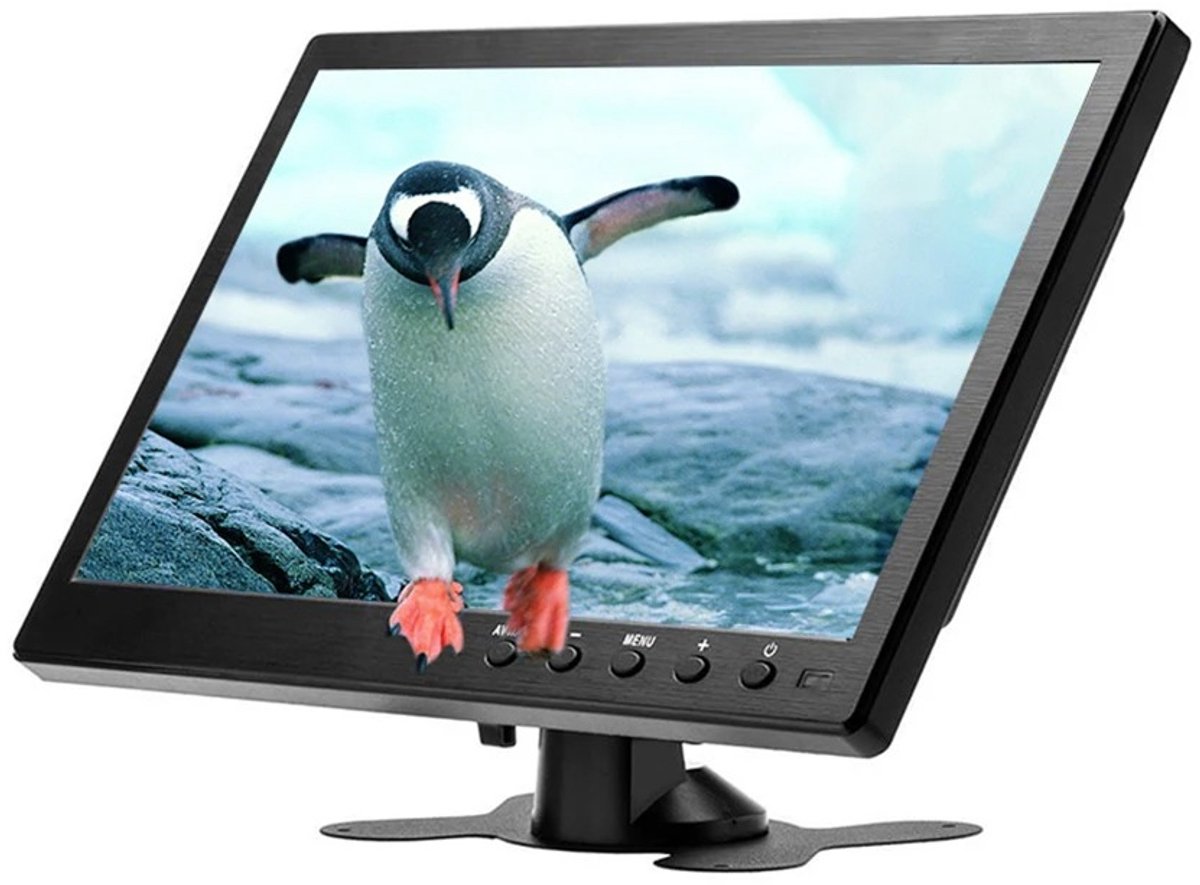 D&A Monitor - PC - Monitor standaard - Monitor gaming - Monitoren - Mini TV - Digitaal scherm - LCD monitor - 10.1 Inch