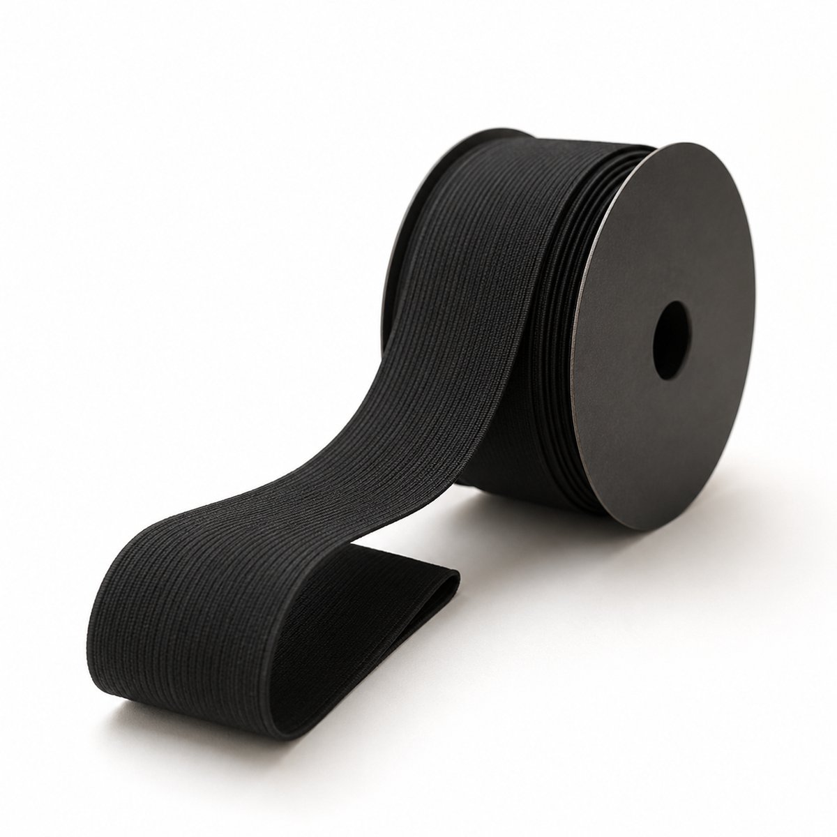 Taillebandelastiek 30 mm – 5 Meter – Extra Stevig Naaielastiek – Zwart