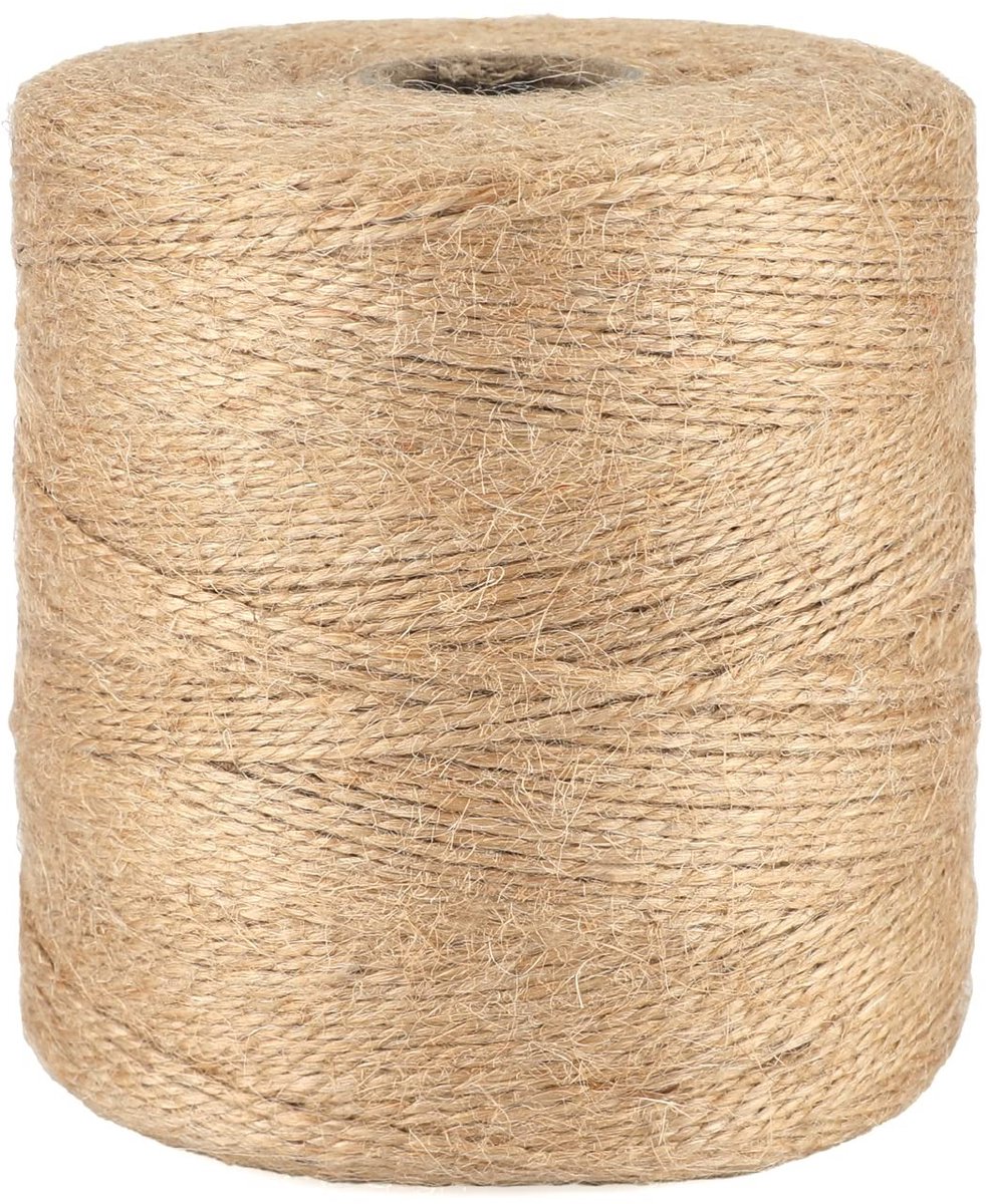 Dailygoods - Dailygoody - Jute koord - 500 m bruin - Perfect voor knutselen en decoratie - 1,5 mm dik - Ideaal voor tuin en ambachten - Natuurlijk materiaal