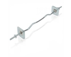 Ironmaster EZ Curl Bar voor Quick-Lock Dumbbell gewichten - 122 cm lang