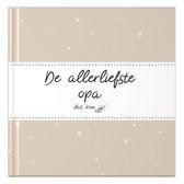 Fyllbooks - Invulboek Allerliefste Opa - Cadeau voor Opa - Incl. Quotes en 6 Fotopagina's - 30 Pagina's
