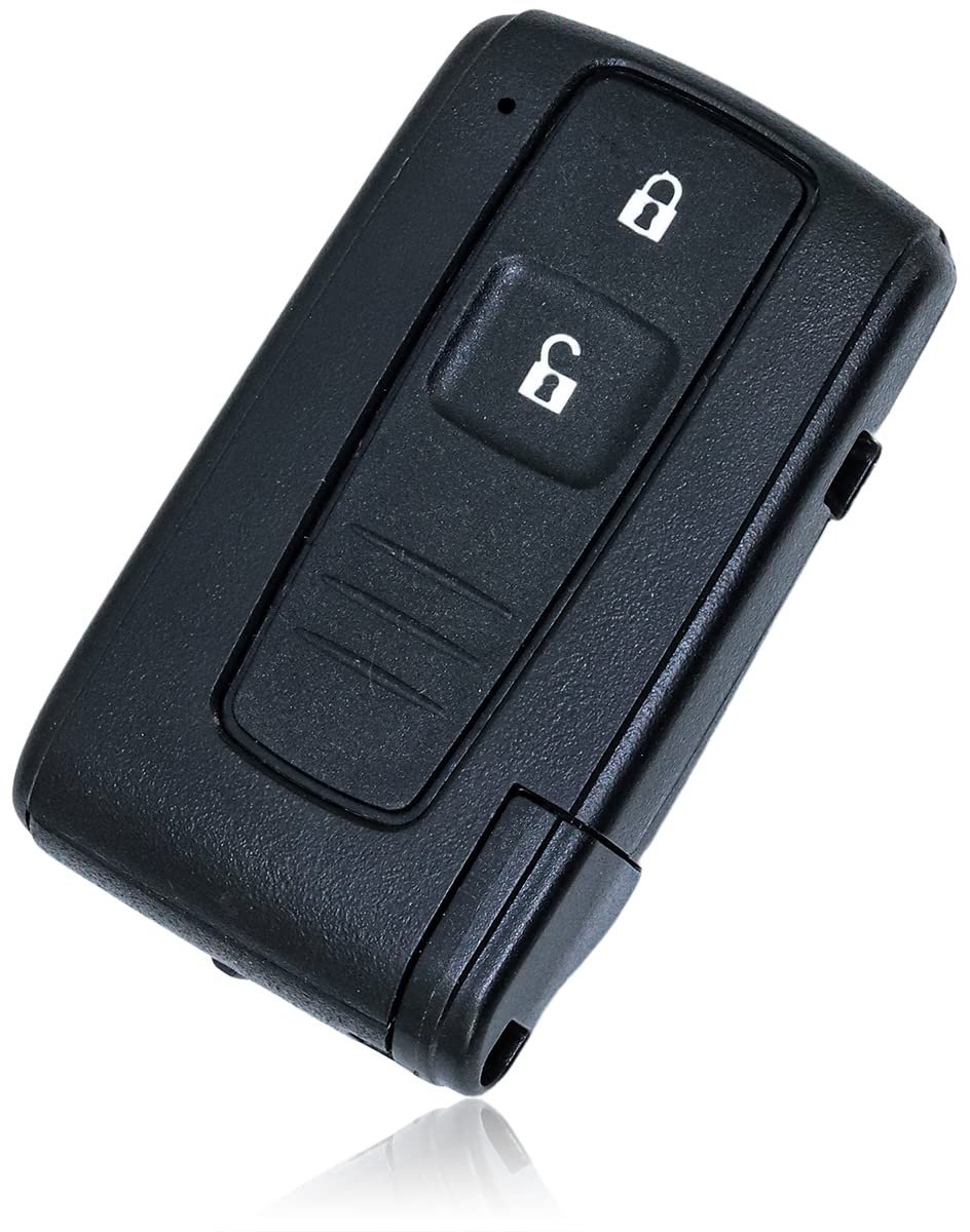 Dailygoods - Dailygoody - 2 Knoppen Sleutel Behuizing - Klapsleutel Afstandsbediening - Ideale Vervanging - Geschikt voor Toyota - Corolla en Prius