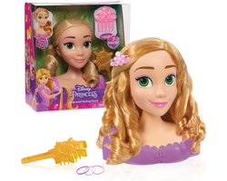 Disney Princess Rapunzel Styling Hoofd – Met Haaraccessoires