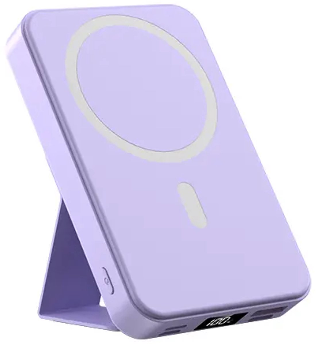 LuminexPro Super Mini Powerbank 10000mAh – 22.5W Snellaadfunctie – Bekabeld & Draadloos Opladen – Compact & Lichtgewicht – Voor iPhone, Samsung, Huawei en Meer