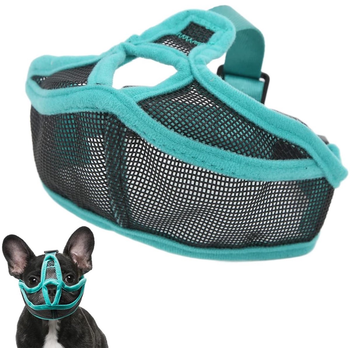 Dailygoods - Ademende Muilkorf voor Honden, Verstelbaar en Comfortabel