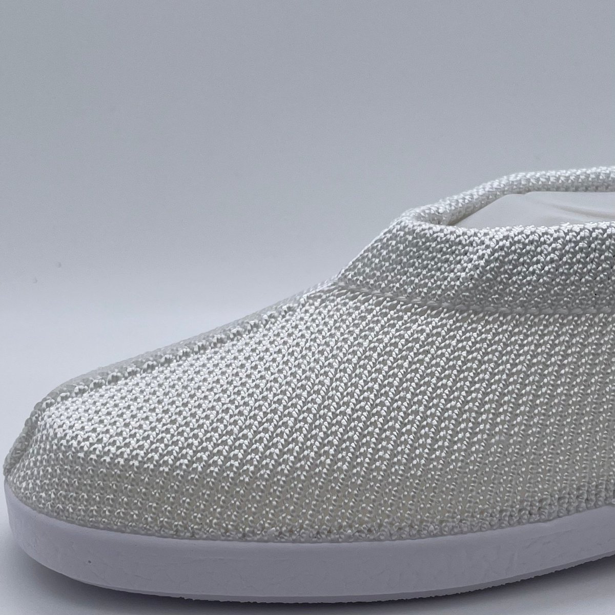 Gebreide Portugese Schoen - Pure White - Maat 43 - Instappers - Pantoffel