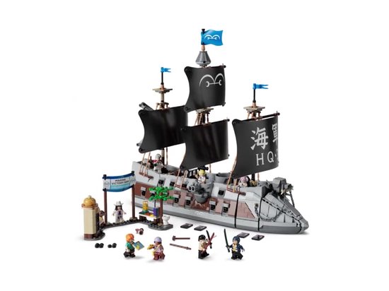LEGO ONE PIECE Het Slagschip van Garp Piraten Speelgoed voor Kinderen 75646