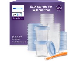 Philips Avent Bewaarbekers voor babyvoeding - 180 ml en 240 ml - 20 Stuks - SCF721/20