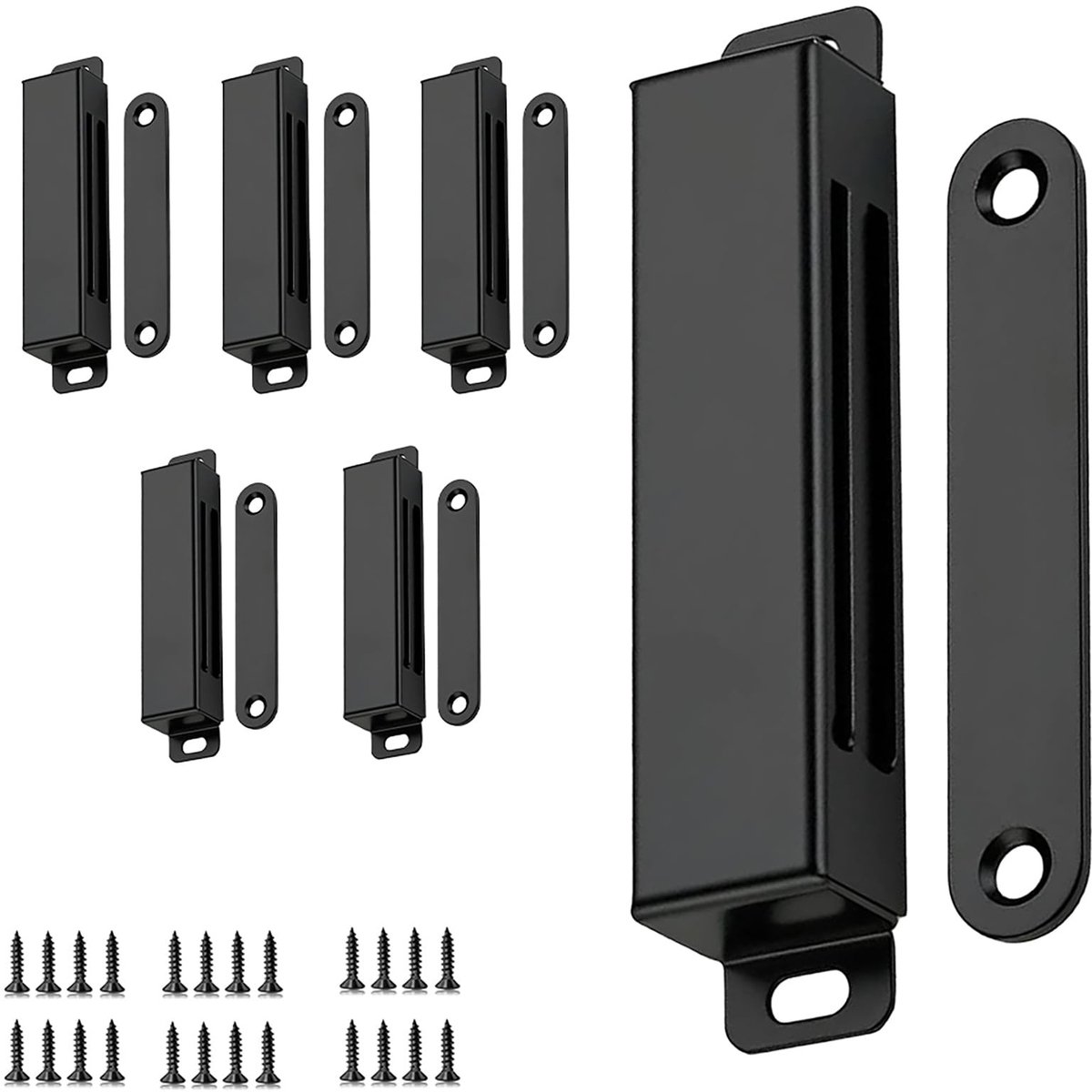 Dailygoods - Innovra - Dailygoods - Set van 6 Sterke Roestvrij Stalen Magnetische Deurmagneet