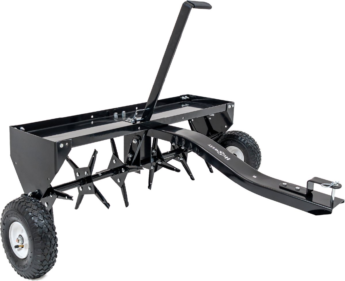 HW-AERATOR Gazonbeluchter voor zitmaaier en quad - 93 cm - 24 Pinnen Compatibel met de HEXWELT HW-TR-452 tuintractor