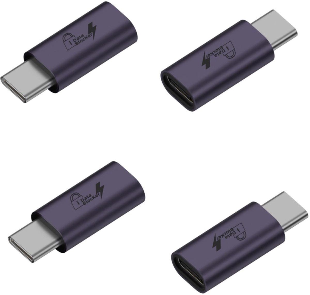 Dailygoods - USB C Data Shielding Adapter voor Snel Opladen
