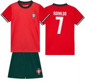 Cristiano Ronaldo Portugal Voetbaltenue Thuis - CR7 - Voetbal Tenue Kinderen - Shirt en Broekje - Jongens en Meisjes -- Maat 152