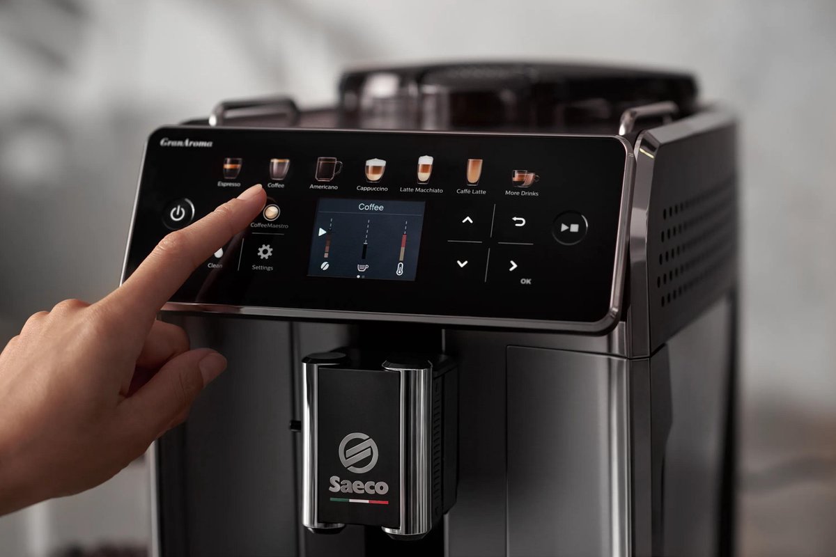 Saeco GranAroma SM6585/00 - Espressomachine - Zilver / RVS thumbnail 2