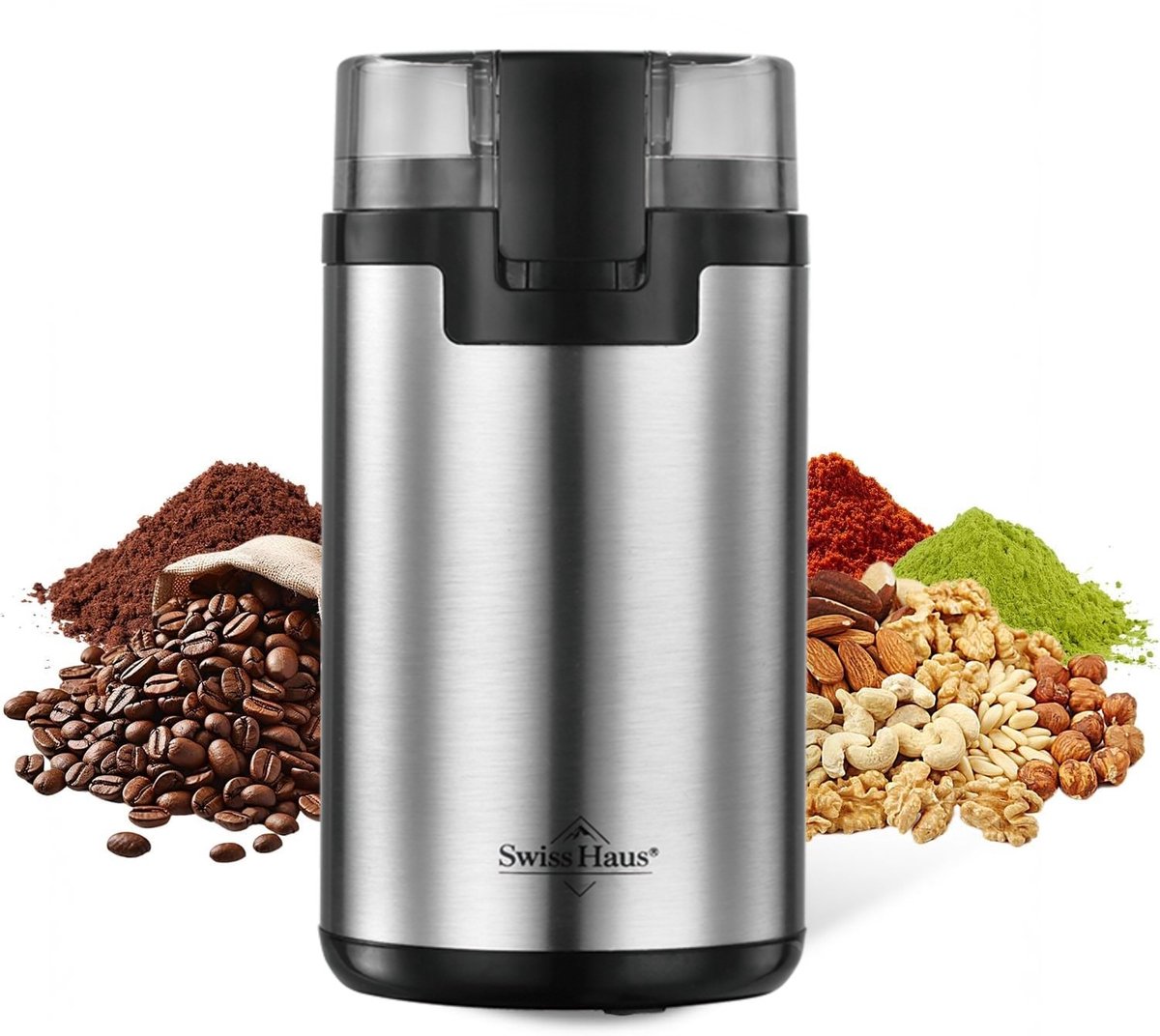 Swiss Haus® CG2220 Elektrische Koffiemolen