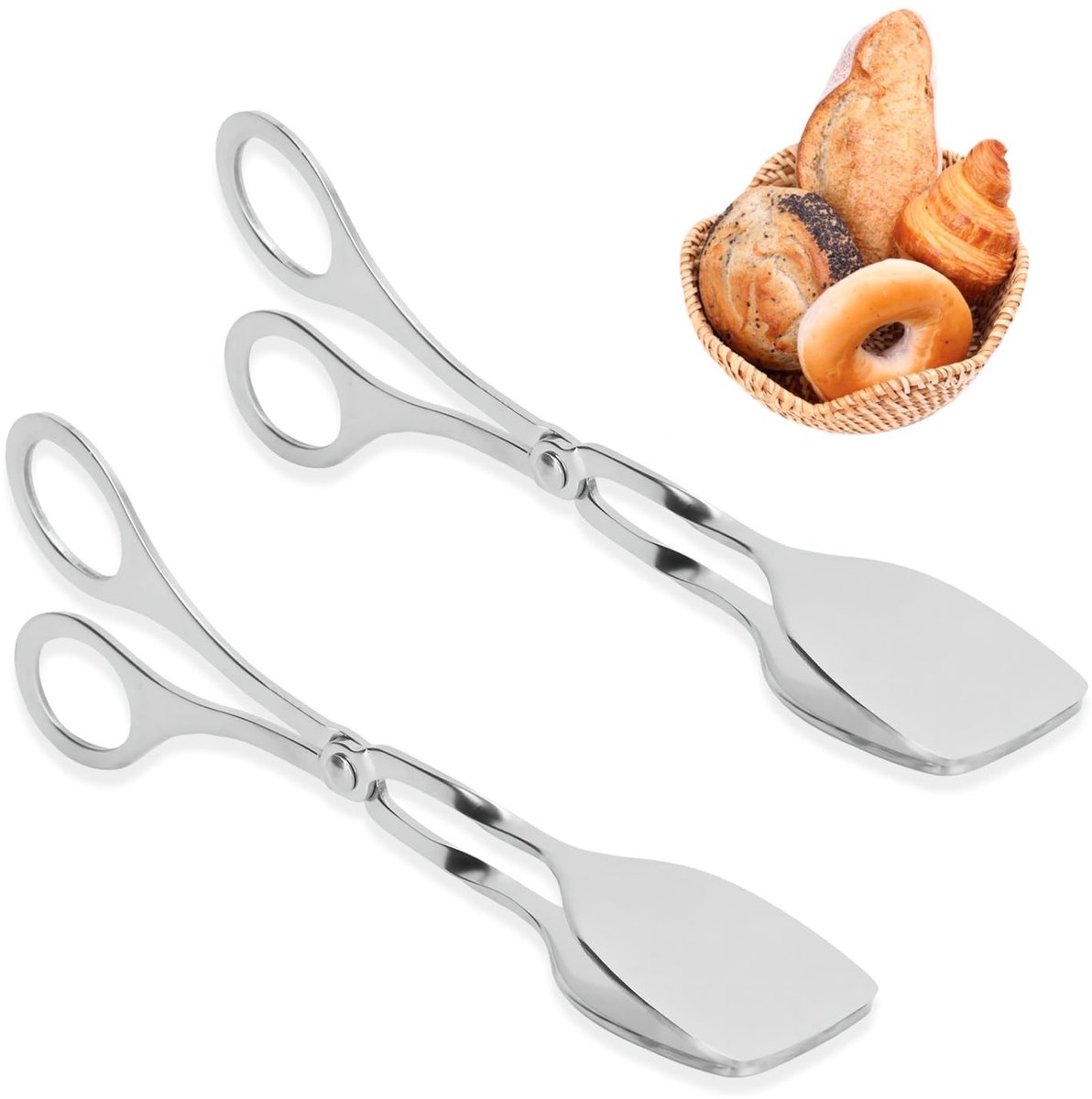 Dailygoods - Dailygoody - Buffetang - Keukentang - Vaatwasserbestendig - Roestvrij staal - Serveertang - Geschikt voor party en catering
