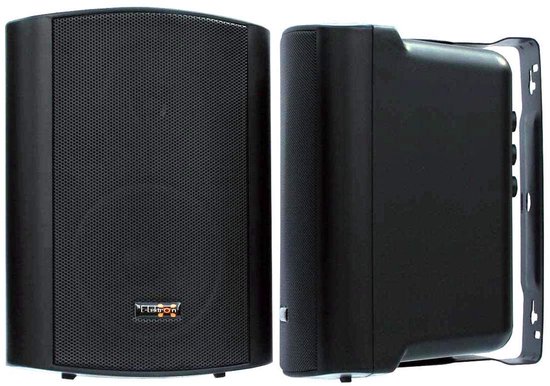E-Lektron EWL5A Zwart - Actieve luidsprekerset - Met muurbeugels - 120 watt — afbeelding 2
