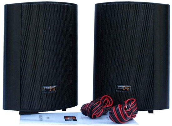 E-Lektron EWL4P Zwart - Passieve luidsprekerset - Voor binnen en buiten - IP44 spatwaterbestendig — afbeelding 4