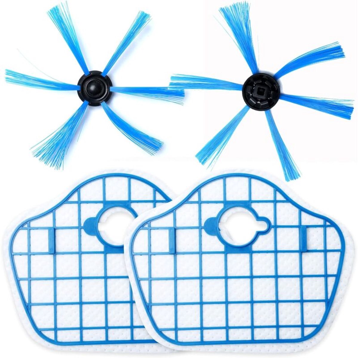 Geschikt voor Philips zijborstels en HEPA-filters.