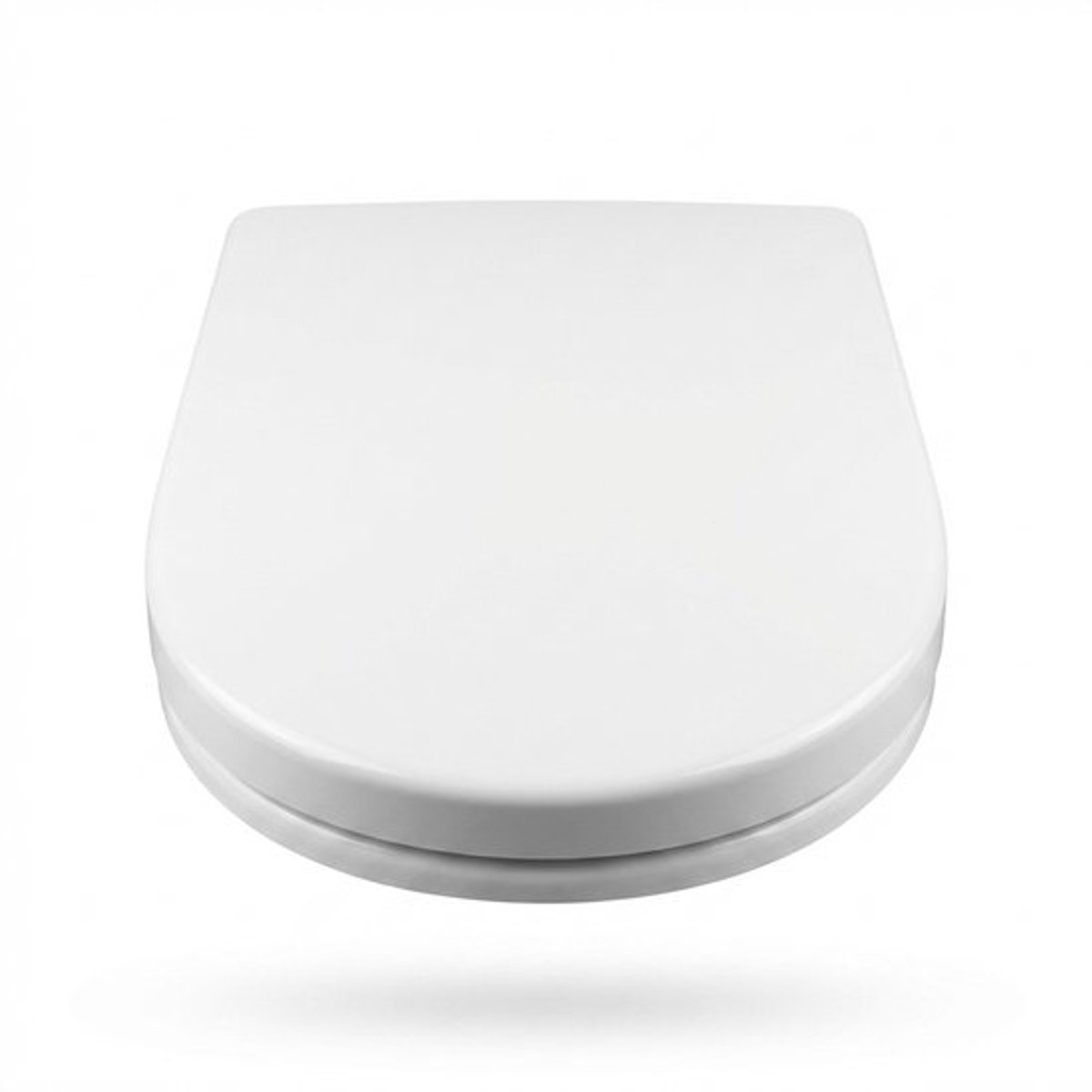 WC-Bril met Soft-Close - Toiletbril Universeel - Duroplast - Afklikbaar - RVS-Scharnieren - Wit - 455x360 mm