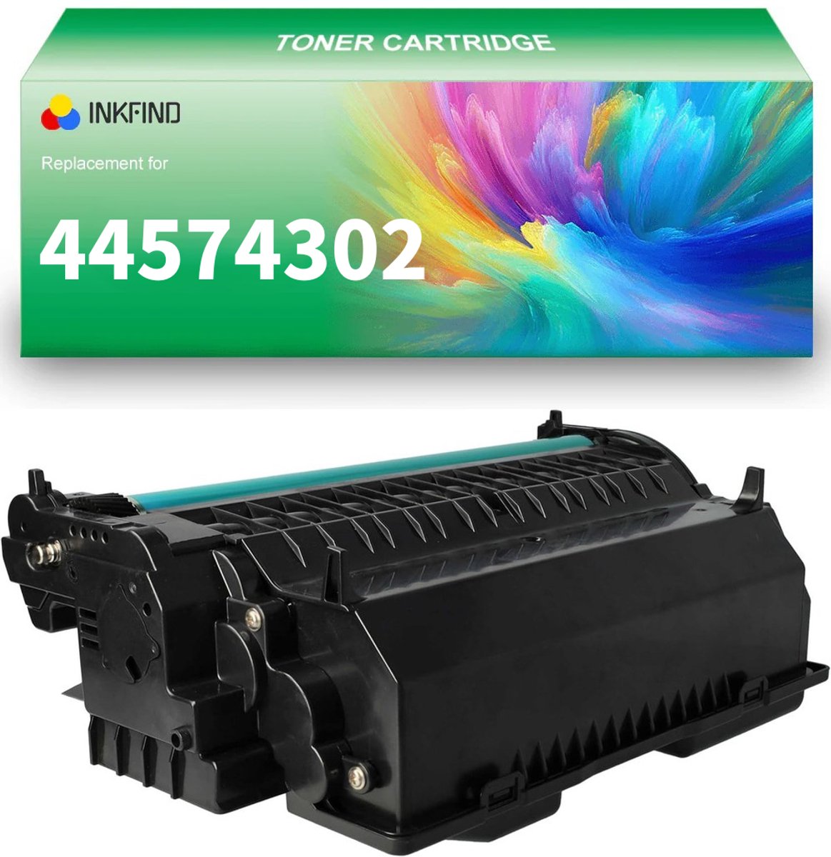 INKFIND 44574302 drum unit compatibel met OKI 44574302 - 1-pack Zwart