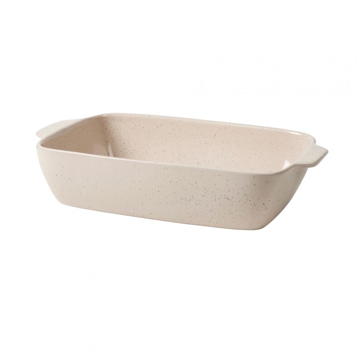 Broste Copenhagen Vig Ovenschaal Beige - 25,5 x 16,7 cm - Steengoed