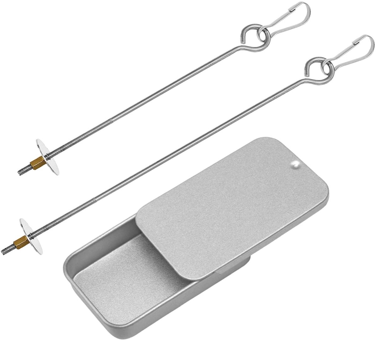 Dailygoods - Set van 2 Vogel Fruit Vorken en Voedsel Doos