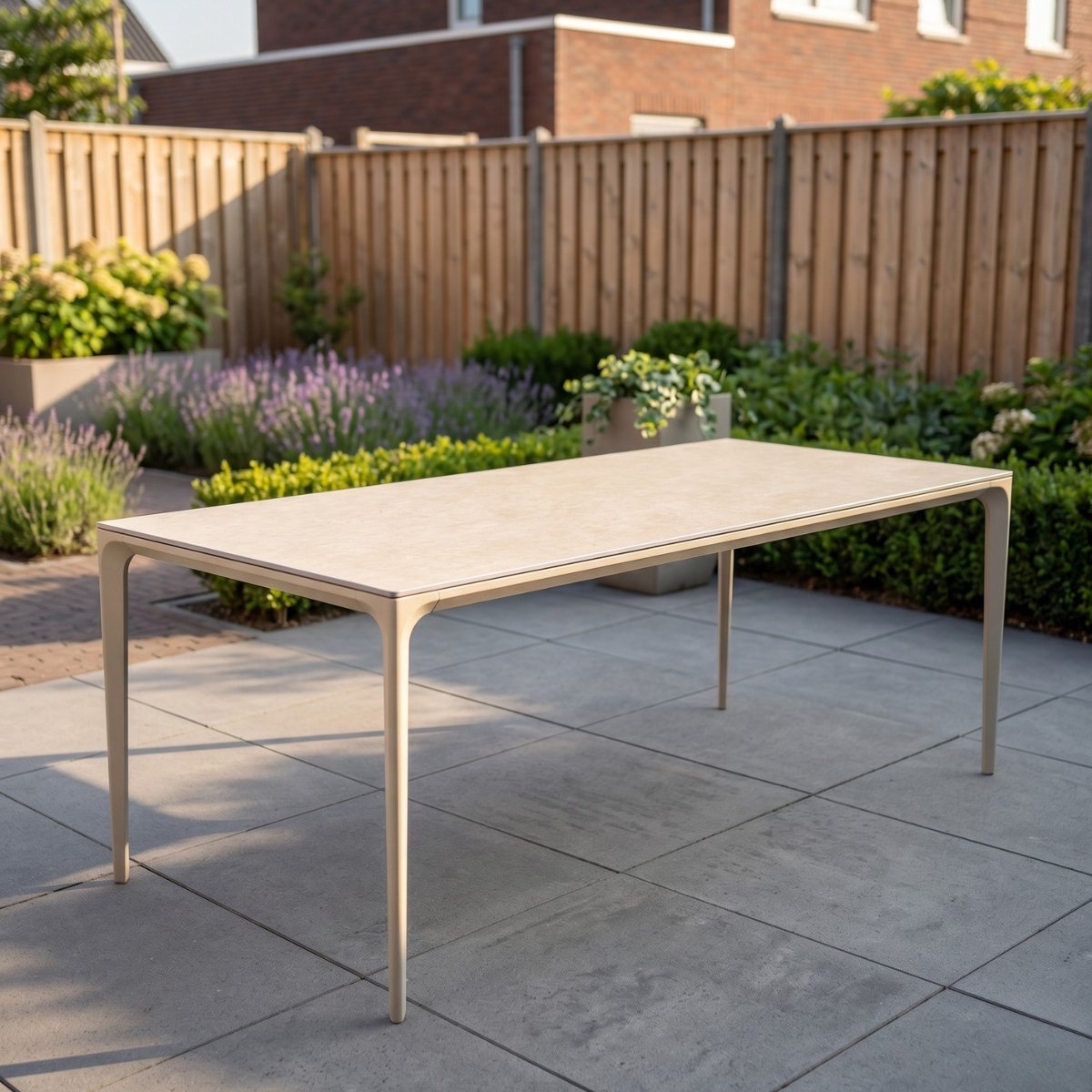 Tuintafel Vienna Warm Wit 200cm Dining Eettafel - 8200W