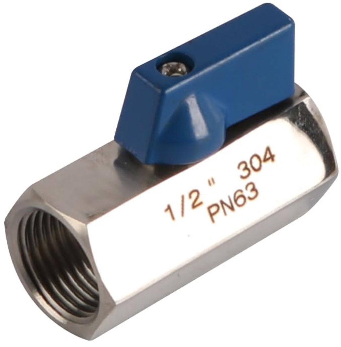 Dailygoods - Mini Kogelkraan 1/2 Inch RVS Stopkraan