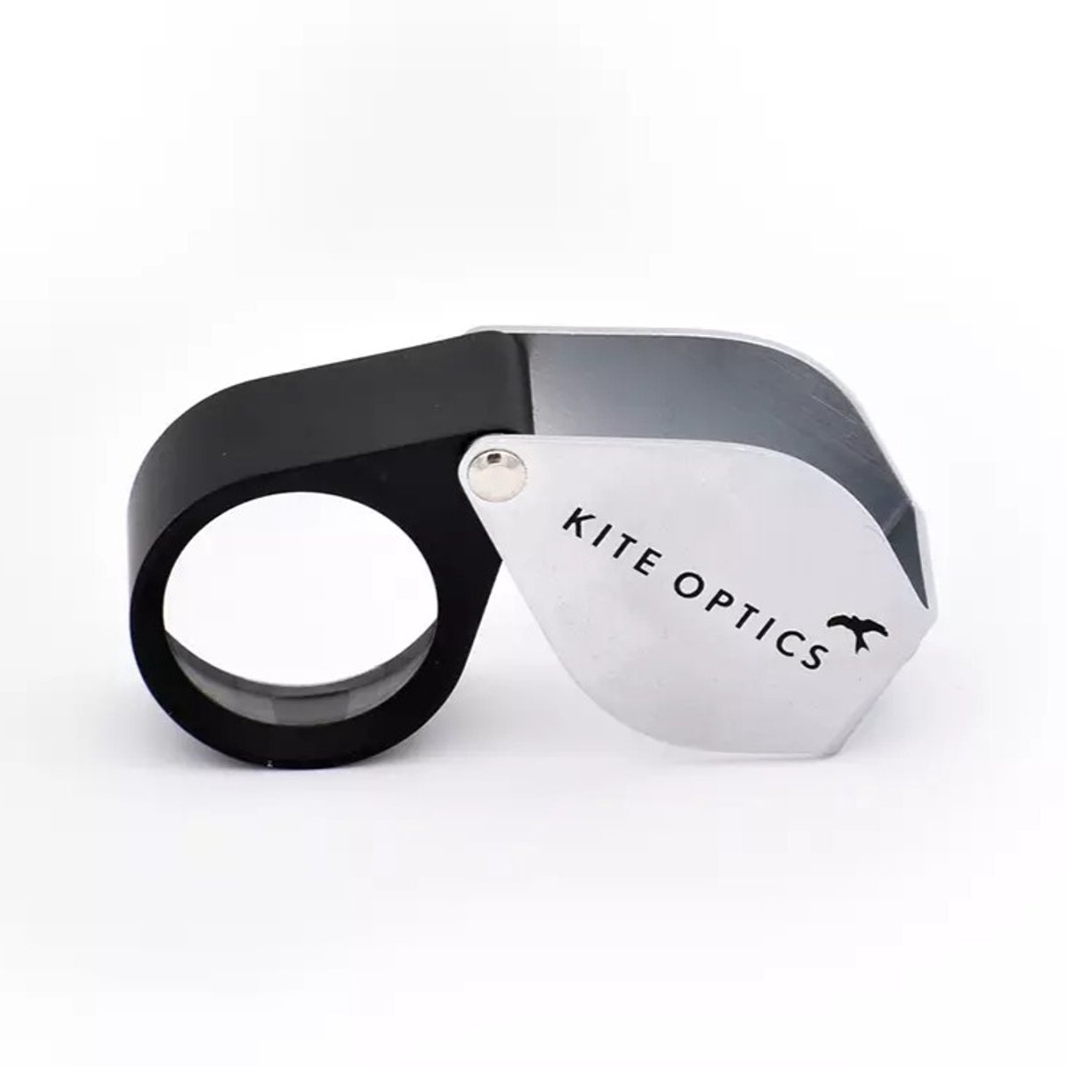 Kite Optics Doublet Loep 10x – Achromatische 2-lens Inslagloep – voor Botanie, Sieraden, Munten & Insectenstudie – 23mm Lens – Inclusief Leren Etui