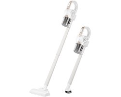Gloovon® - Steelstofzuiger Draadloos - Stofzuiger Zonder Zak - Stofzuiger Draadloos - 100W - 11000Pa - Wit