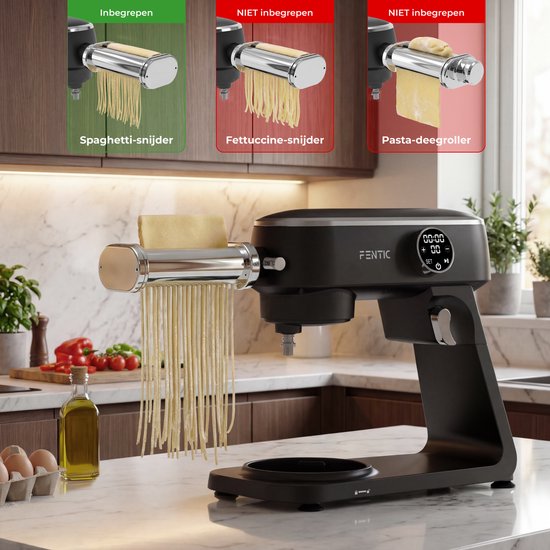 Fentic Spaghetti Snijder - Geschikt voor Fentic SM-1604NM keukenmachine (7L) van Merkloos — afbeelding 3