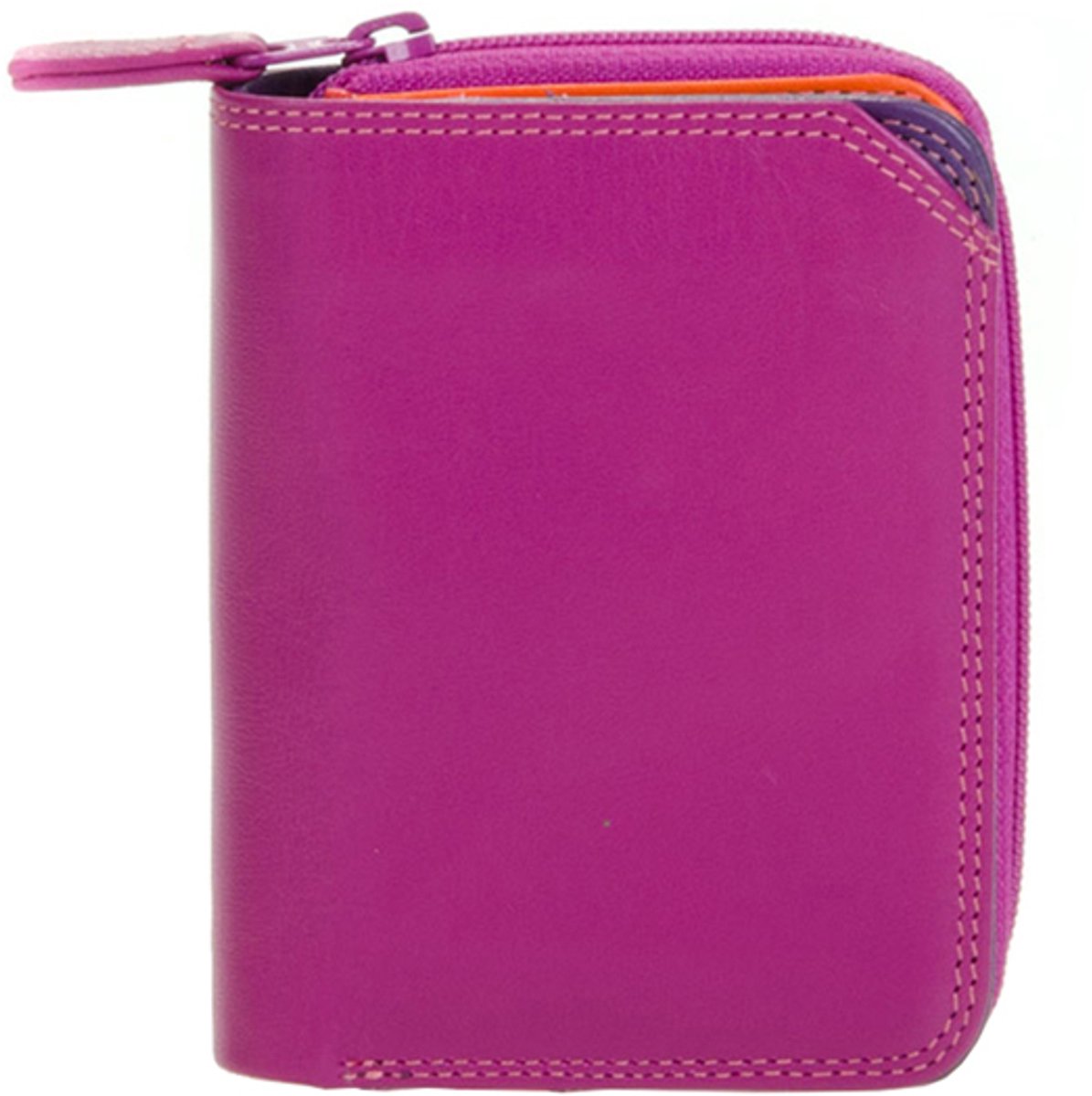 MyWalit MyWalit Portemonnee Dames - Ritsportemonnee - Leer - Roze