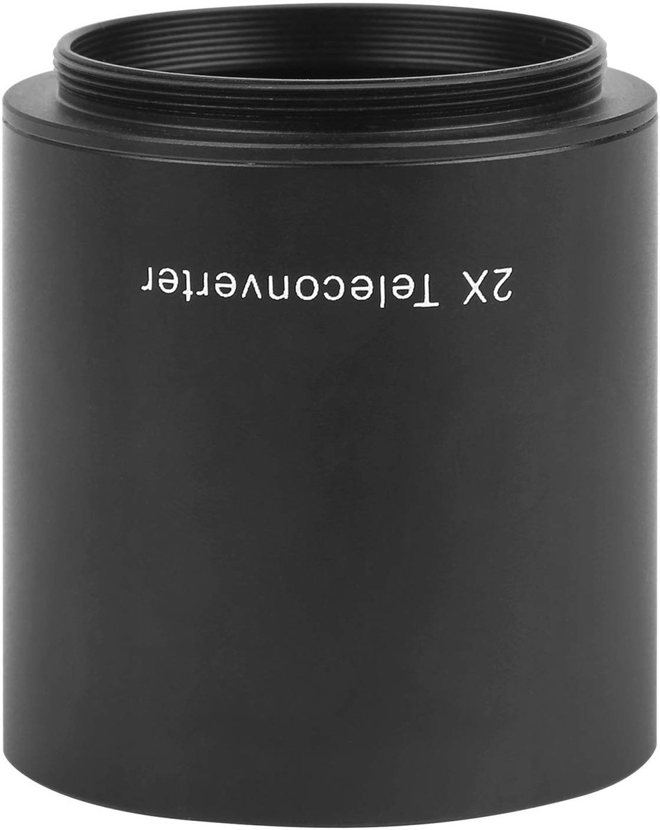 Allecto - Teleconverter - 2x Converterlens - Lichtgewicht Aluminium - Verre Landschappen - Geschikt voor Spiegelreflexcamera's - M42mm Montage