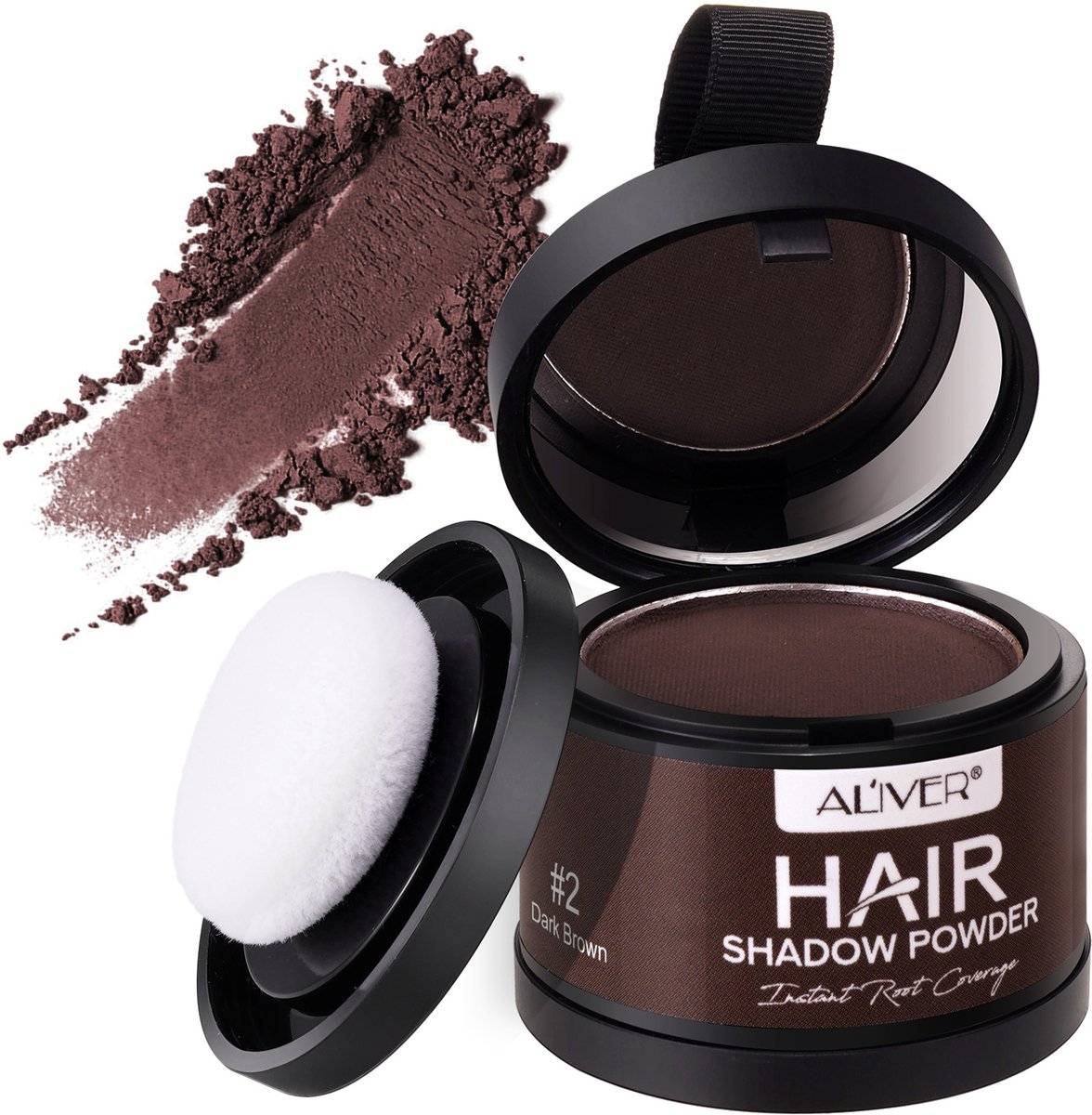 Uitgroei Poeder Donker Bruin- Hair fiber - Spray - Verf - Haar - Lijn - Vezels