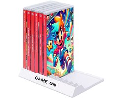 Xainy – Card case houder wit geschikt voor 12 Nintendo Switch & Switch 2 game boxes | Switch-games accessoires | Spellen decoratief games stand | Opberg decoratie box / opbergbox voor OLED / Lite consoles