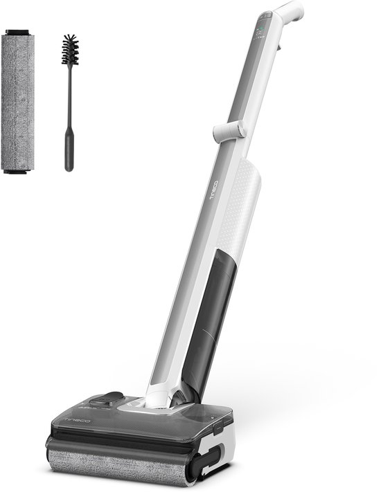 Tineco FLOOR ONE i7 Fold Premium - Nat en droog stofzuiger en dweil - 22.000 Pa Zuigkracht - Anti-Hair Tangling - 180° Vouwbare buis - Geluidsarm & hete lucht 85°C snelle droogtijd - 50 minuten accu - Lichtgewicht