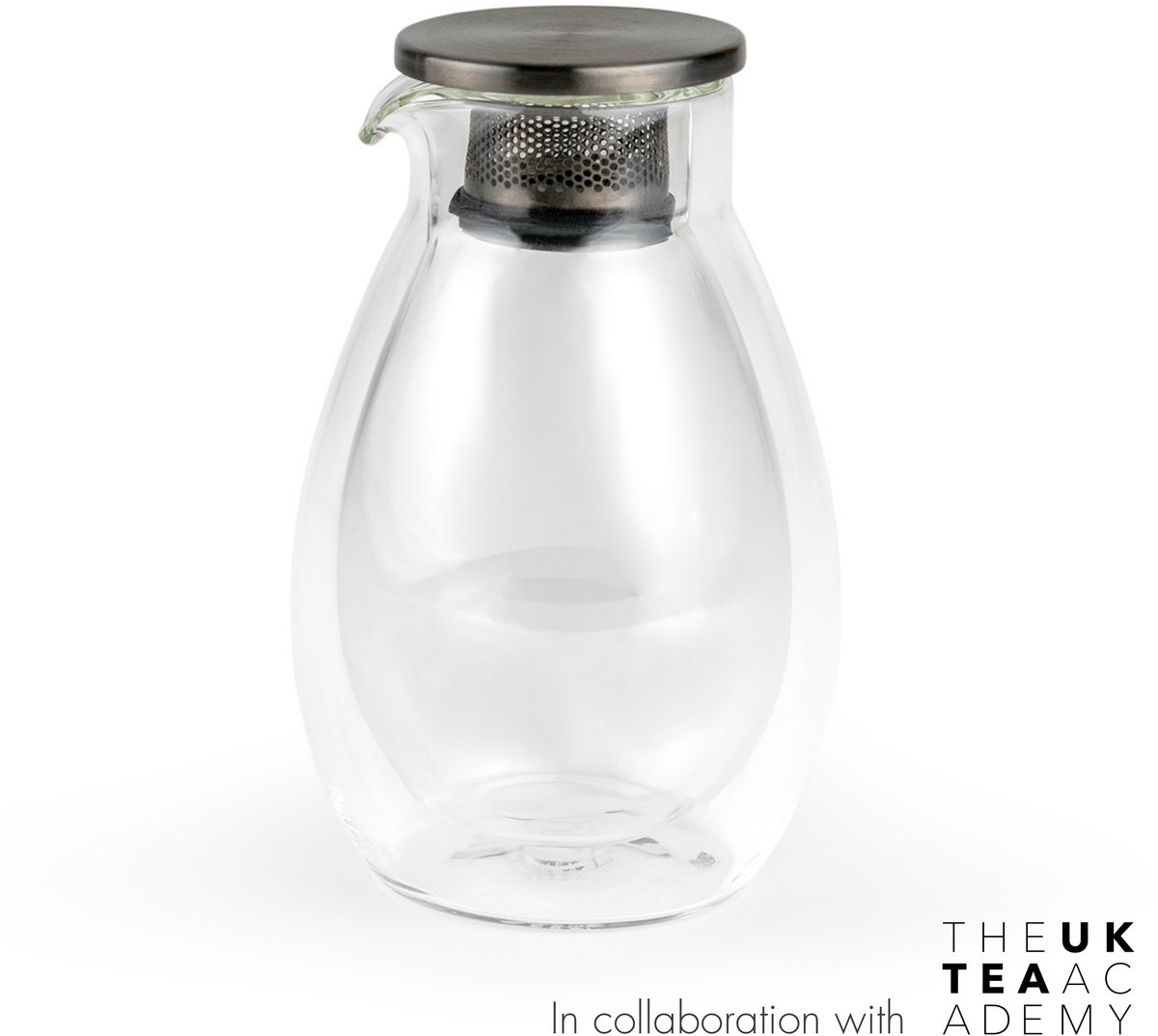Bredemeijer - Teamaster dubbelwandig 200ml - Theepot glas met theezeef