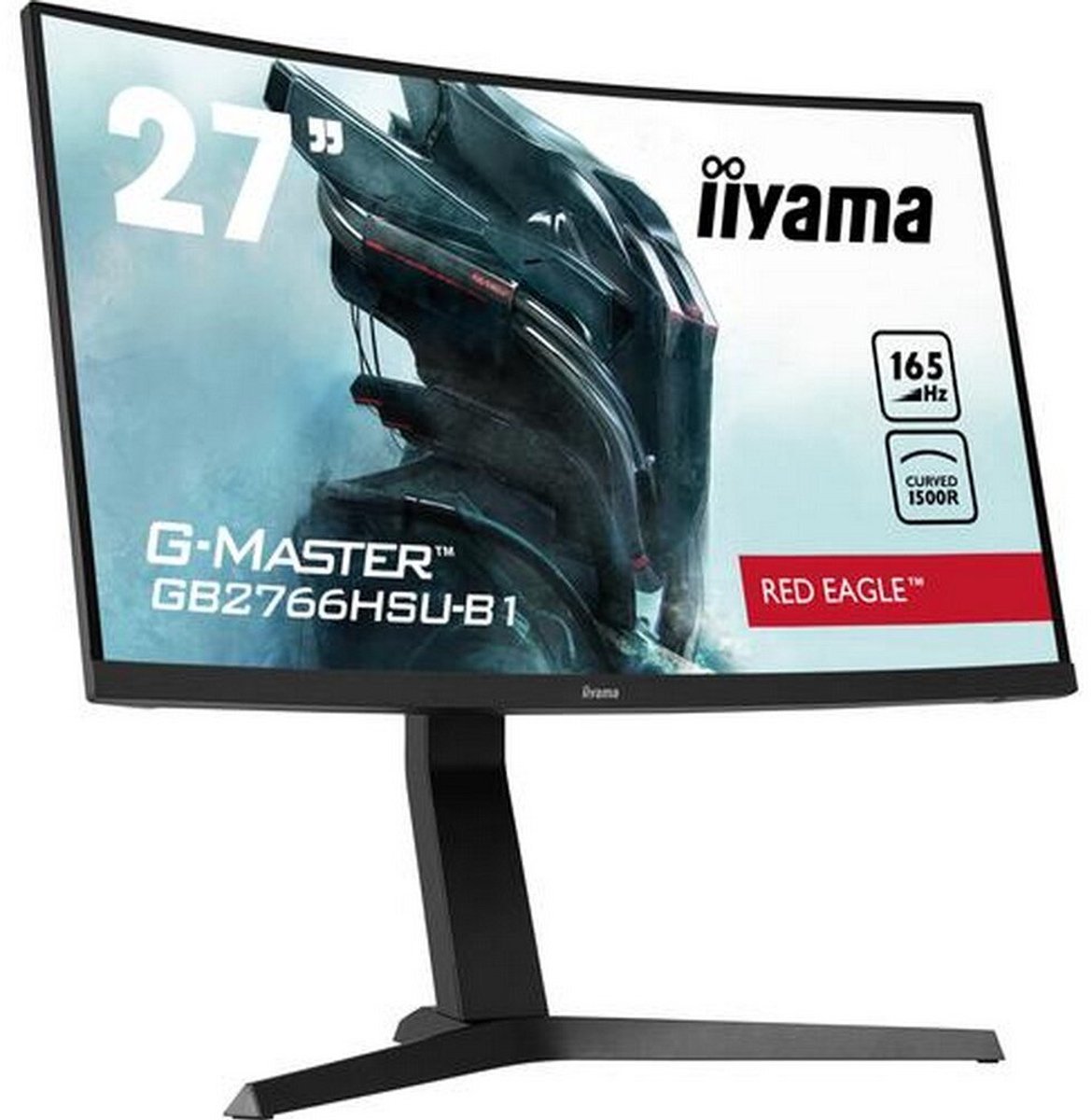 iiyama G-Master GB2766HSU-B1 Red Eagle - 27" curved gaming thumbnail 6