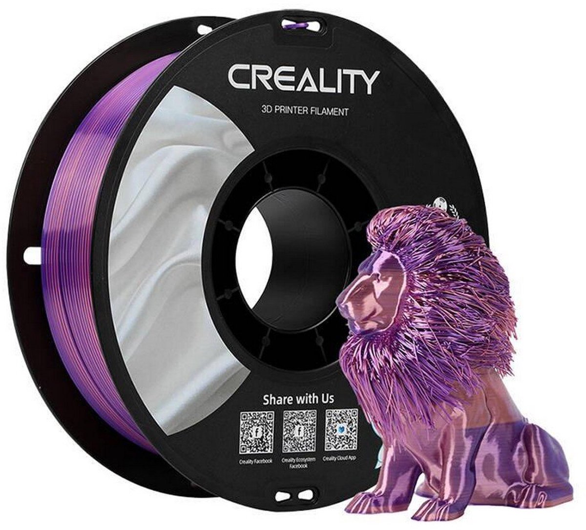 Creality Cr-Silk Pla Filament (Roze-Paars)