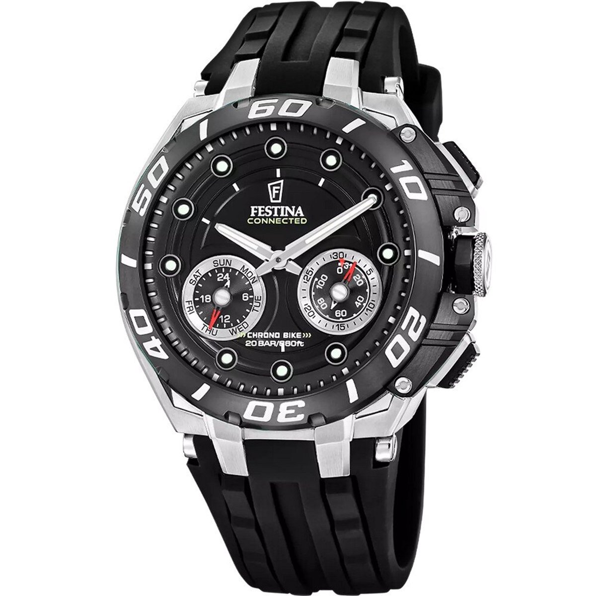 Festina - F20763-3 - Hybride Horloge - Heren - Kwarts - Chronograph - Chrono Bike