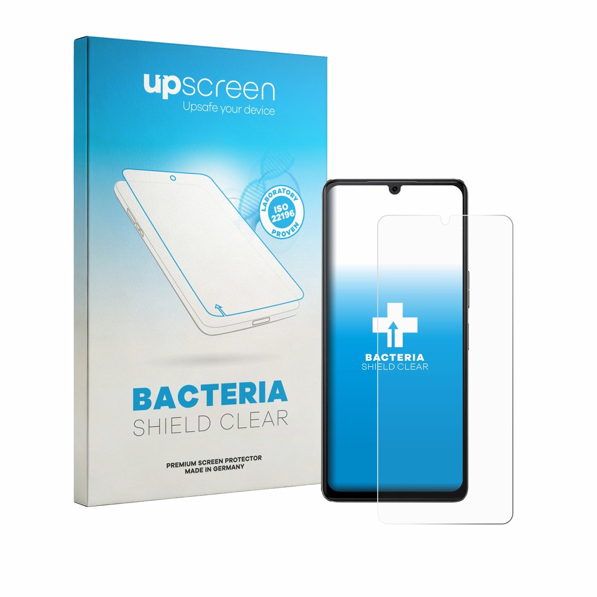 upscreen - Screenprotector voor Cubot P90 - Folie Beschermfolie transparant antibacterieel