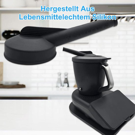 Siliconen stoomafvoerslang Geschikt voor Thermomix TM7, hittebestendig, voert stoom veilig af en is Geschikt voor andere kookaccessoires. Accessoire voor keukenapparatuur. van Merkloos — afbeelding 5