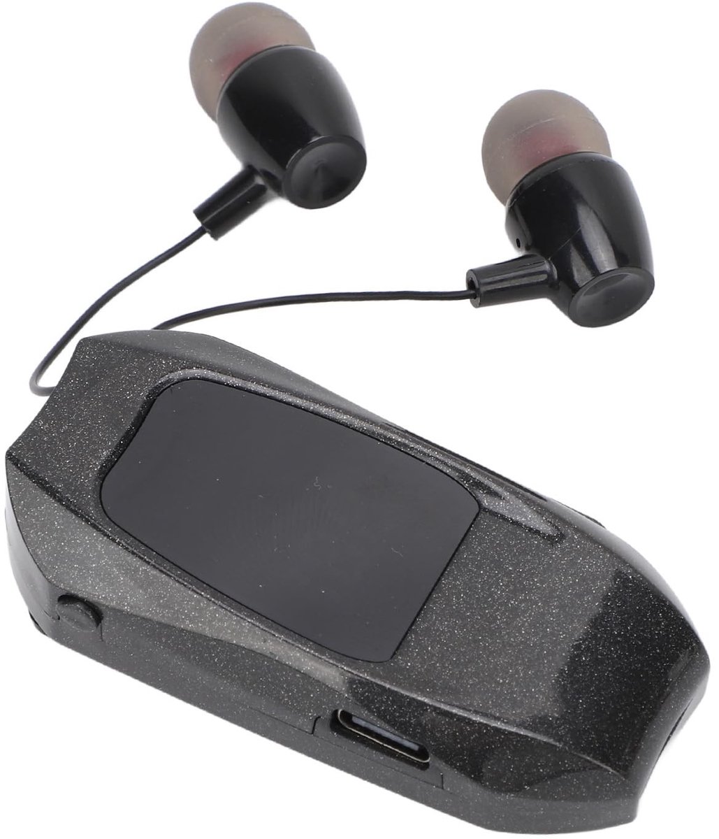 Allecto - Bluetooth-headset - Stereo-ruisonderdrukkend - Intrekbaar ontwerp - In-ear Draadloos - Sport en Zakelijk - Geschikt voor Vrachtwagenchauf...
